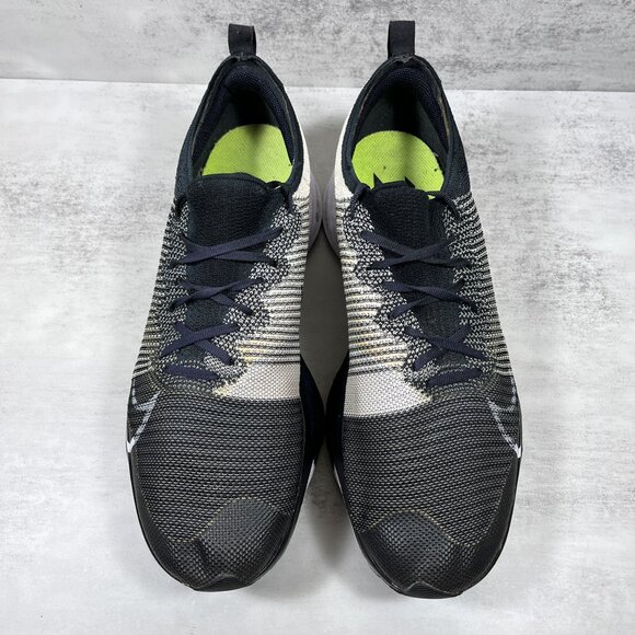 Nike Air Zoom Tempo Next% Flyknit Running Shoes - Men's Size 12 - White Black - Picture 7 of 10